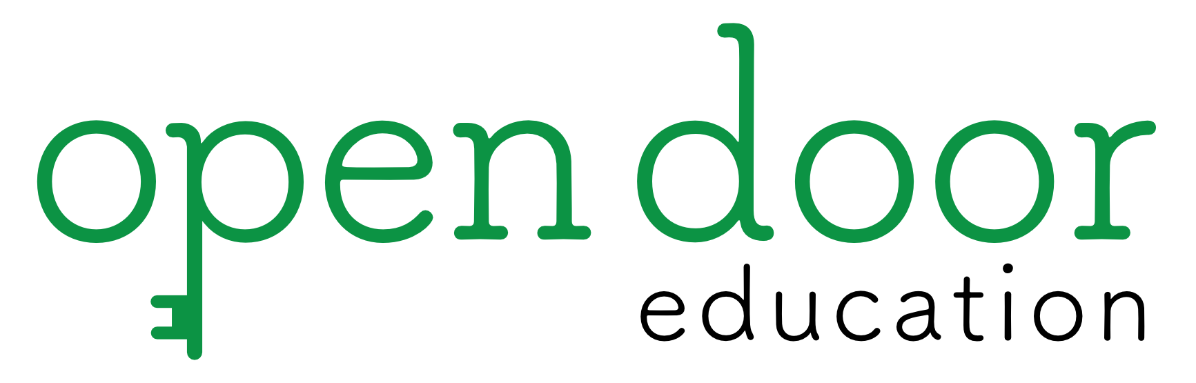 Open Door Logo (Green_Black Text)
